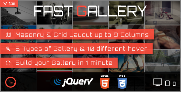 Fast Gallery v1.3 - Premium WordPress Plugin