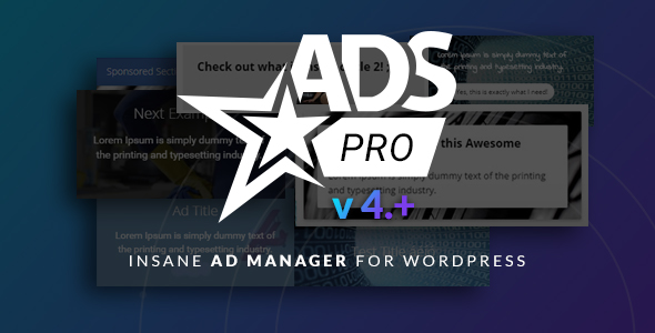 ADS PRO v4.2.1 - Multi-Purpose WordPress Ad Manager