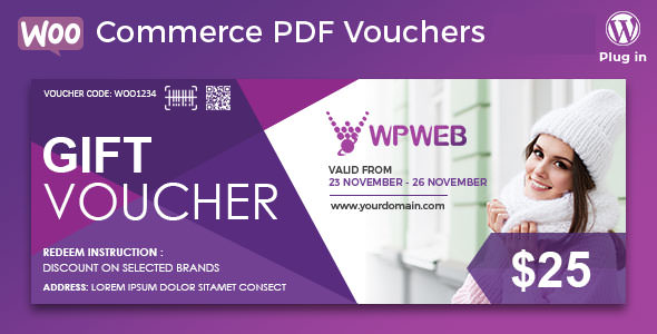 WooCommerce PDF Vouchers v3.4.0 - WordPress Plugin