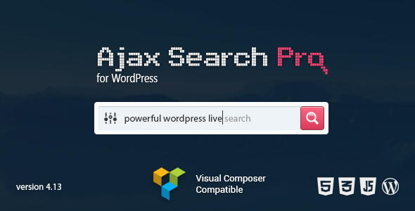 Ajax Search Pro for WordPress v4.13 - Live Search Plugin