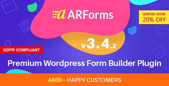 ARForms v3.4.2 - WordPress Form Builder Plugin