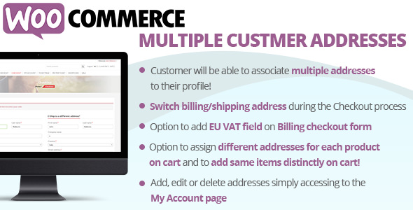 WooCommerce Multiple Customer Addresses v11.1