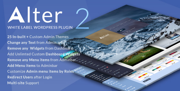 WpAlter v2.3.2 - White Label WordPress Plugin