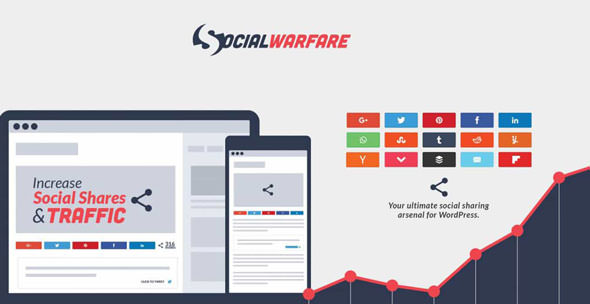 Social Warfare Pro v3.1.0 - Best Social Sharing for WordPress