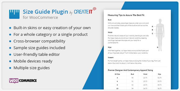 WooCommerce Product Size Guide v2.8.0