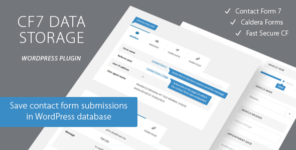 Contact Form CF7 Data Storage v1.1