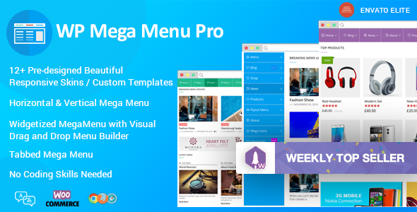 WP Mega Menu Pro v1.1.3 - Responsive Mega Menu Plugin