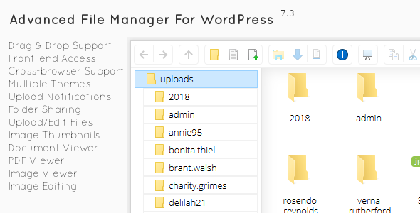 File Manager Plugin For WordPress v7.3