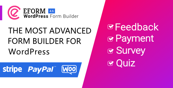 eForm v4.6.0 - WordPress Form Builder