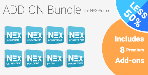 Add-on Bundle for NEX-Forms - WordPress Form Builder