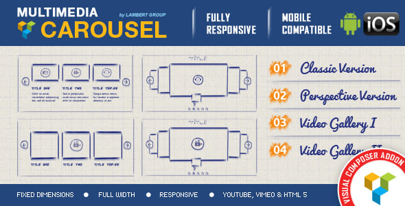 Multimedia Carousel v1.3.2.1 - Visual Composer Addon