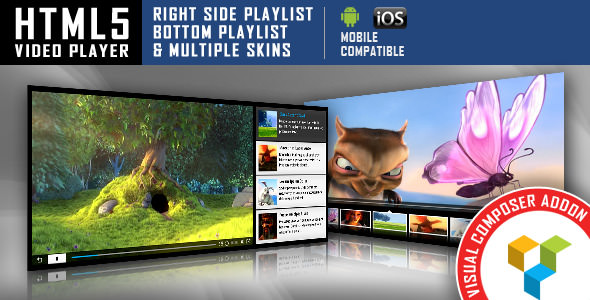 HTML5 Video Player v1.2.5.2 - Visual Composer Addon