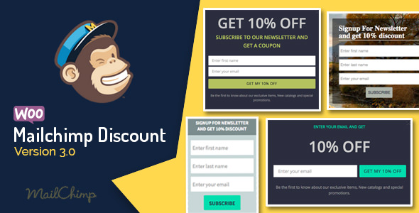 Woocommerce Mailchimp Discount v3.3