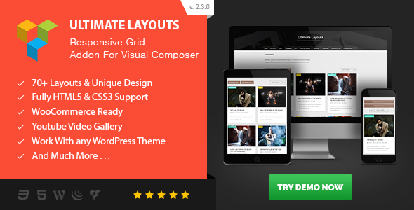 Ultimate Layouts v3.0.0 - Responsive Grid fo Visual Composer