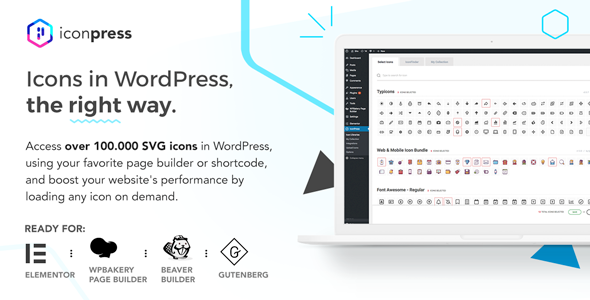 IconPress Pro v1.4.2 - Icon Management for WordPress