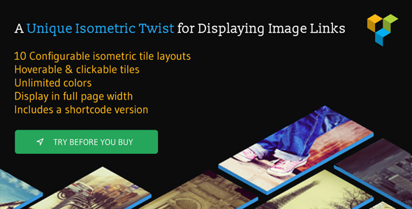 Isometric Image Tiles Shortcode for WPBakery Page Builder v1.6.1