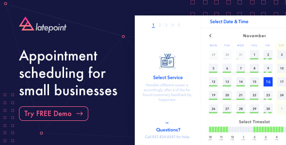 LatePoint v1.3.4 - Appointment Booking & Reservation plugin