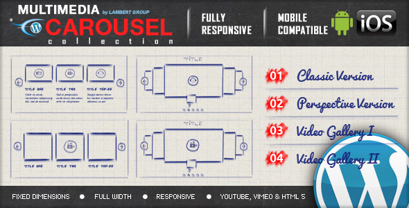 Multimedia Responsive Carousel v1.3.2