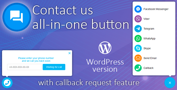 Contact us all-in-one button with callback v1.3.8