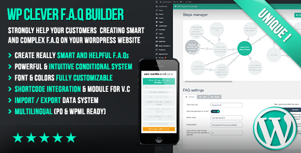 WP Clever FAQ Builder v1.36 - Smart support tool