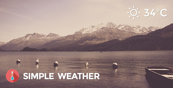 Weather v4.3.3 - Simple WordPress Shortcode & Widget