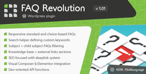 FAQ Revolution v1.01 - WordPress Plugin