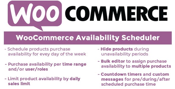 WooCommerce Availability Scheduler v9.0