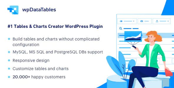 wpDataTables v2.5.1 - Tables and Charts Manager for WordPress