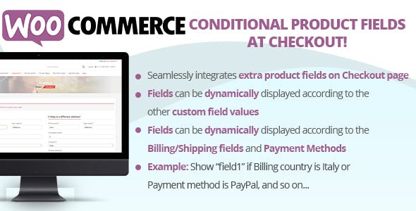 Conditional Product Fields at Checkout v2.3