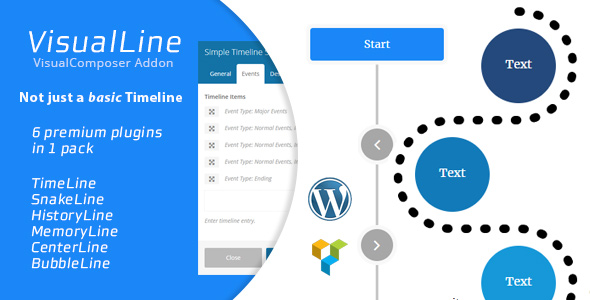 Visual Line v2.0.2 - WordPress Timeline Plugin