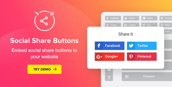 Social Media Share Buttons for WordPress v1.4.0