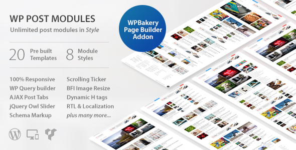 WP Post Modules for NewsPaper and Magazine Layouts v2.5.1