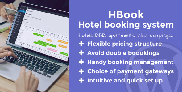 HBook v1.8.9 - Hotel booking system - WordPress Plugin