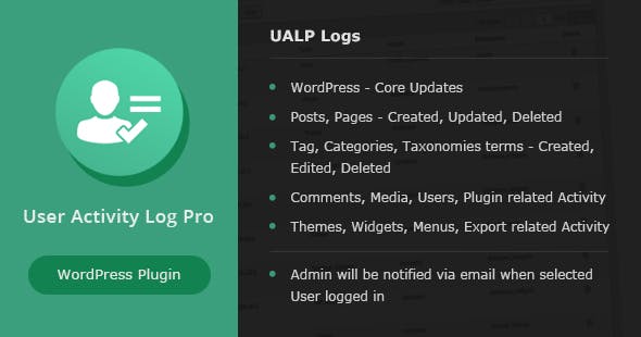 User Activity Log PRO for WordPress v1.4