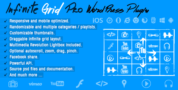 Infinite Grid Pro v2.0 - WordPress Plugin