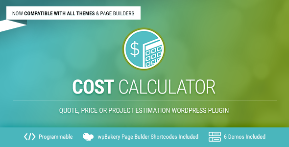 Cost Calculator v2.1.5 - WordPress Plugin