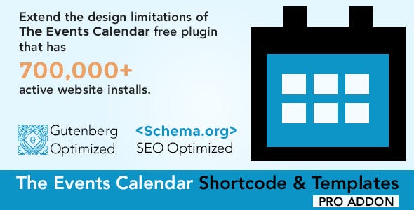 The Events Calendar Shortcode and Templates Pro v2.0.0