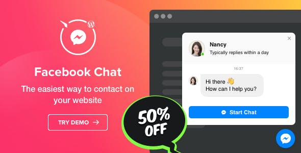 Facebook Chat v1.1.0 - WordPress Facebook Chat plugin