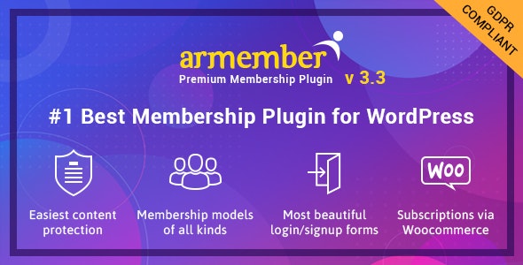 ARMember v3.3 - WordPress Membership Plugin