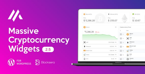 Massive Cryptocurrency Widgets v3.1.1