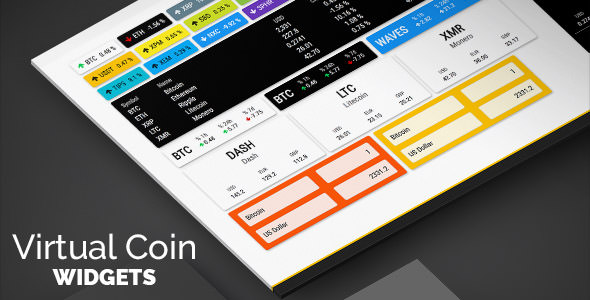 Virtual Coin Widgets v2.2.2 - Cryptocurrencies Shortcodes Builder