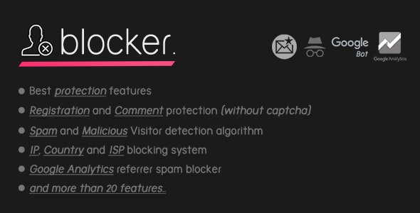 Blocker. v1.6.0 - WordPress Firewall Plugin