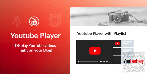 Youtenberg v1.0.2 - Gutenberg YouTube Player with Playlist