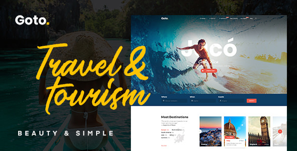 Goto v2.1 - Tour &amp; Travel WordPress Theme