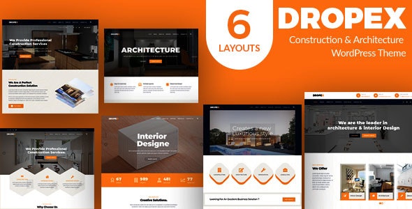 Dropex v1.0 - Architecture WordPress Theme