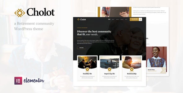 Cholot v1.1 - Retirement Community WordPress Theme