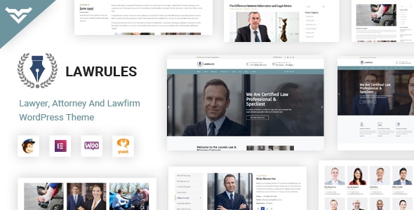 Lawrules v1.3 - Lawyer WordPress Theme