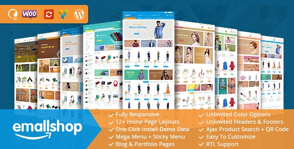 EmallShop v2.2.22 - Multipurpose WooCommerce Them