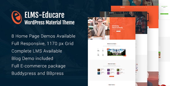 Elms v1.0 - Educational Material WordPress Theme