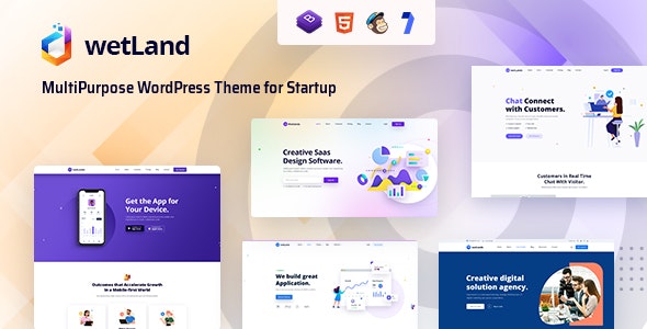 Wetland v1.0.2 - MultiPurpose WordPress Theme for Startup